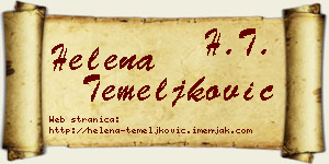 Helena Temeljković vizit kartica